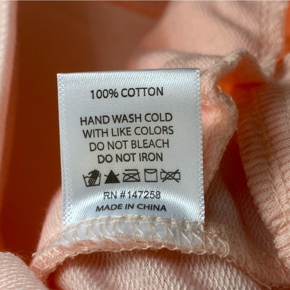 NWT Simply Southern Women’s Light Pink Peach Dog Lover Lettered‎ Sweatshirt Sz M - Picture 7 of 13